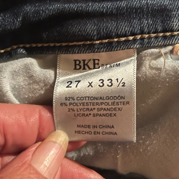 BKE Women’s Payton Universal Fit Mid Rise Tailored Bootcut Denim Jeans. Waist 30 - Picture 6 of 6